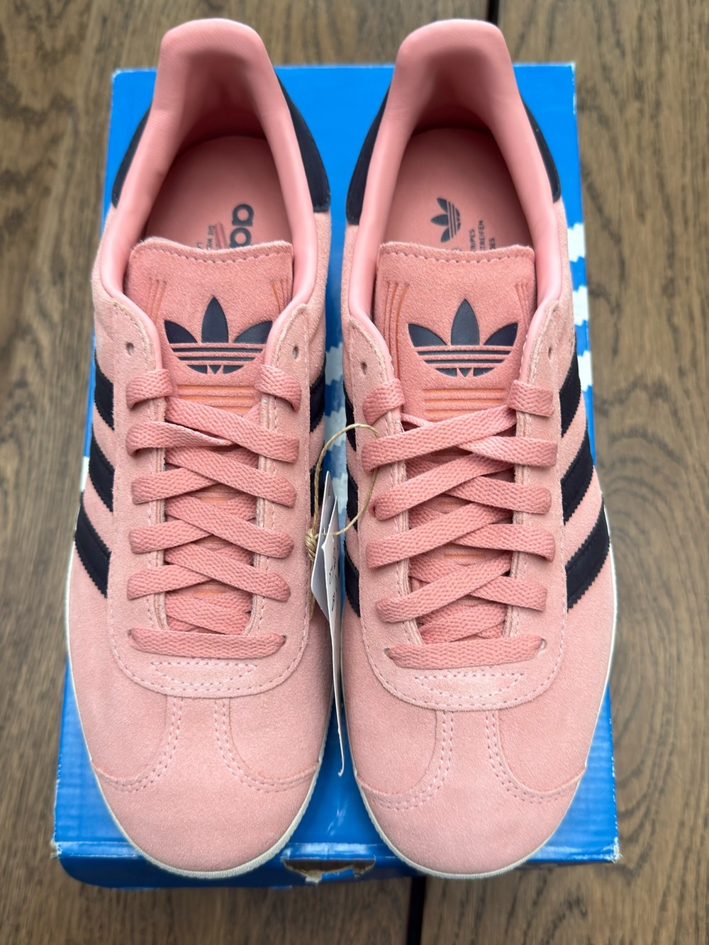 Adidas Originals Gazelle Sneakers | Women's US 7 | Pink/Black | JH5388